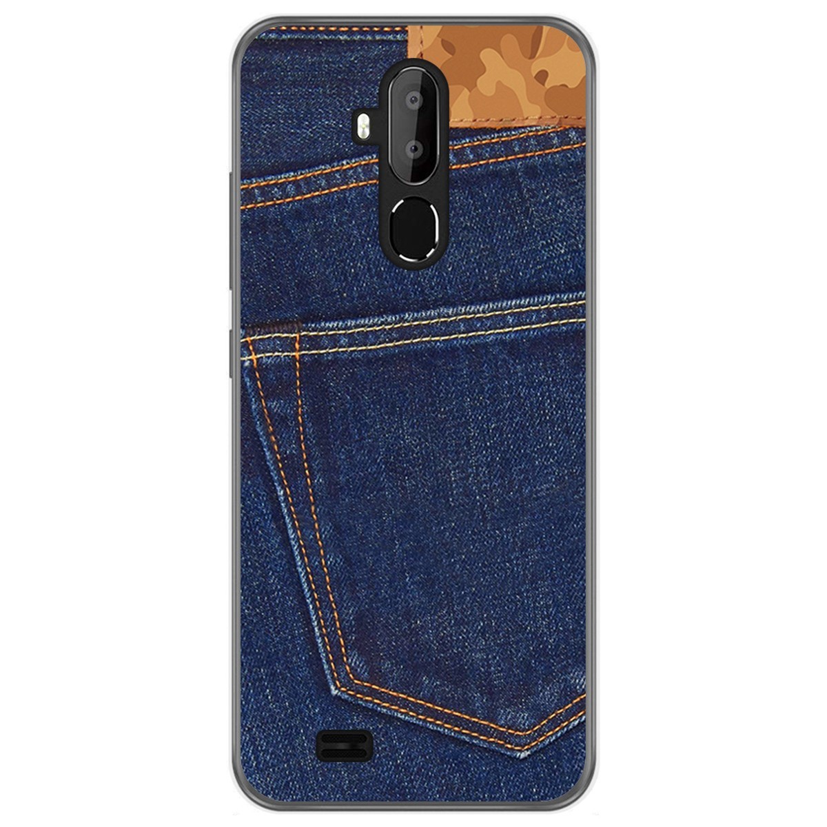 Funda Gel Tpu para Oukitel C12 / C12 Pro diseño Vaquero Dibujos