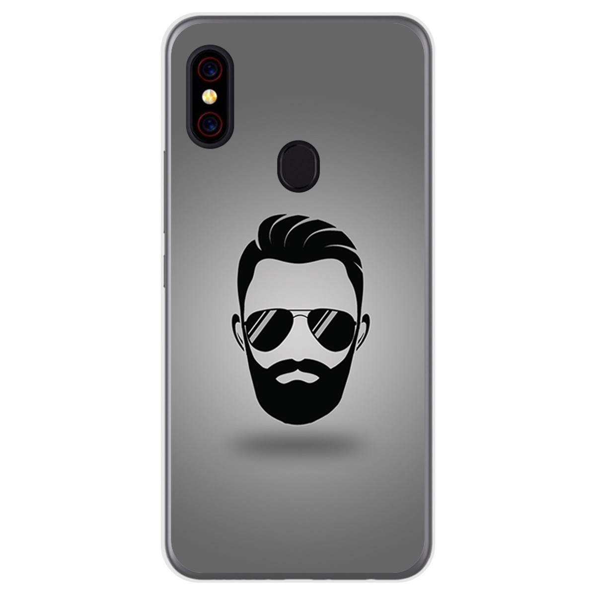 Funda Gel Tpu para UmiDigi F1 diseño Barba Dibujos
