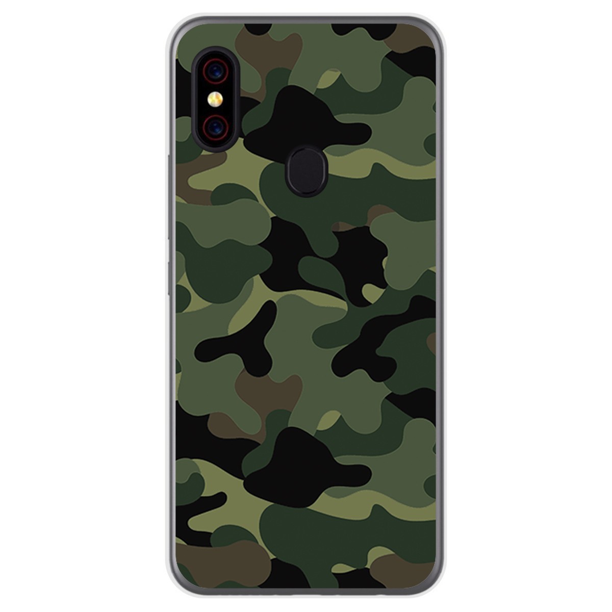Funda Gel Tpu para UmiDigi F1 diseño Camuflaje Dibujos