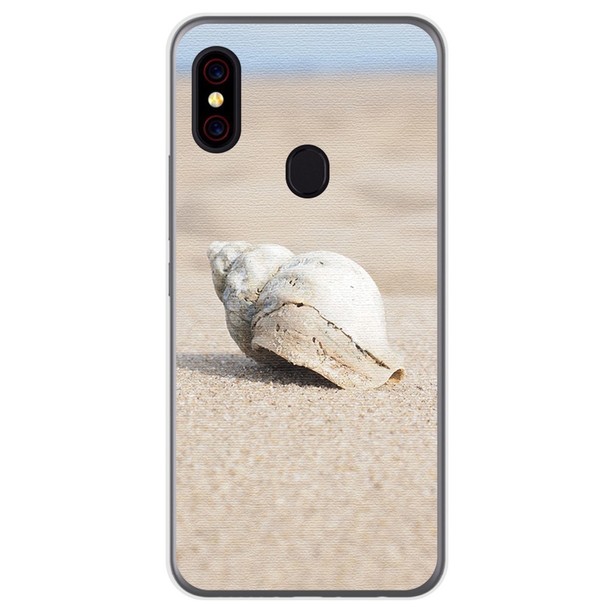 Funda Gel Tpu para UmiDigi F1 diseño Concha Dibujos