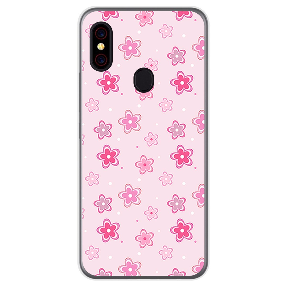 Funda Gel Tpu para UmiDigi F1 diseño Flores Dibujos