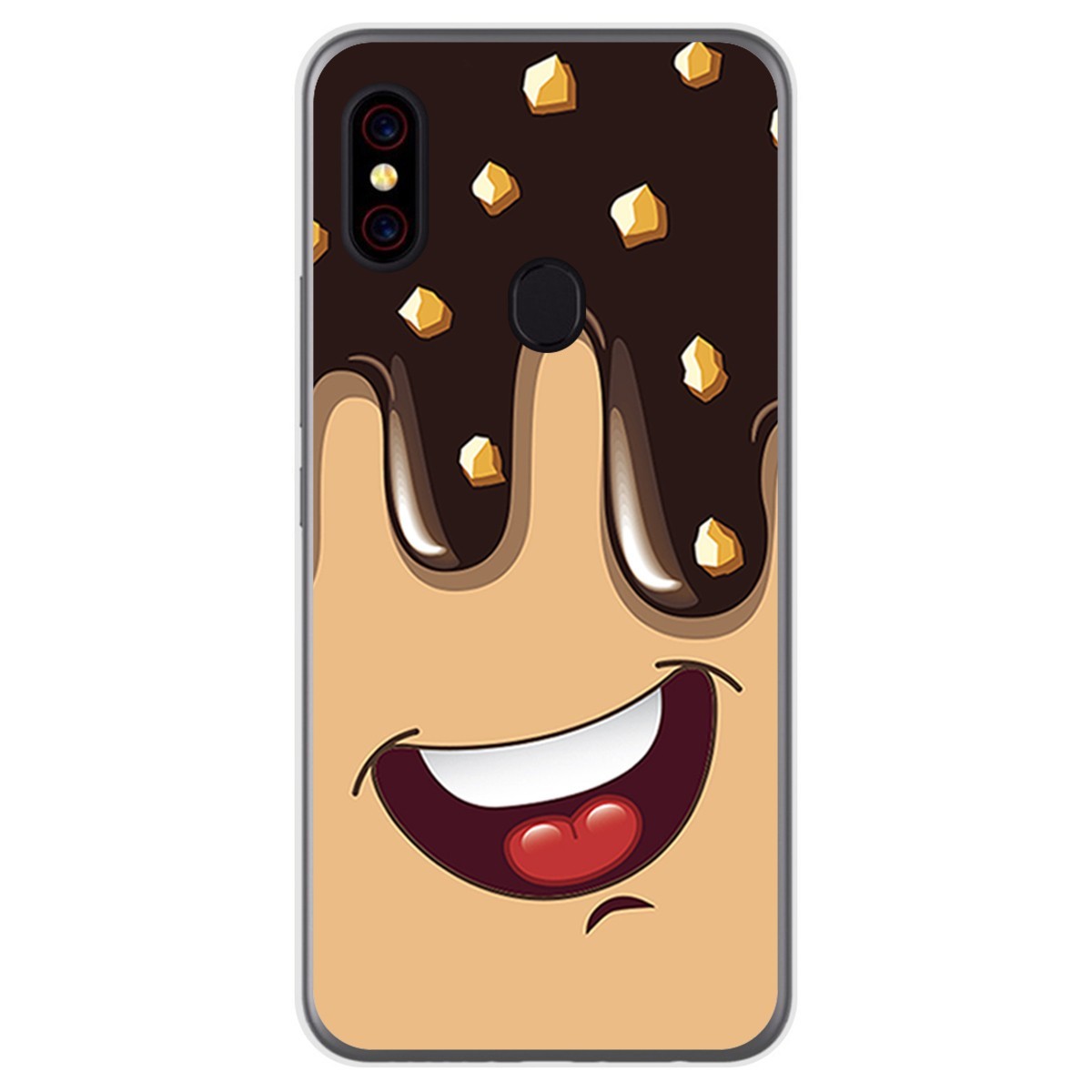 Funda Gel Tpu para UmiDigi F1 diseño Helado Chocolate Dibujos
