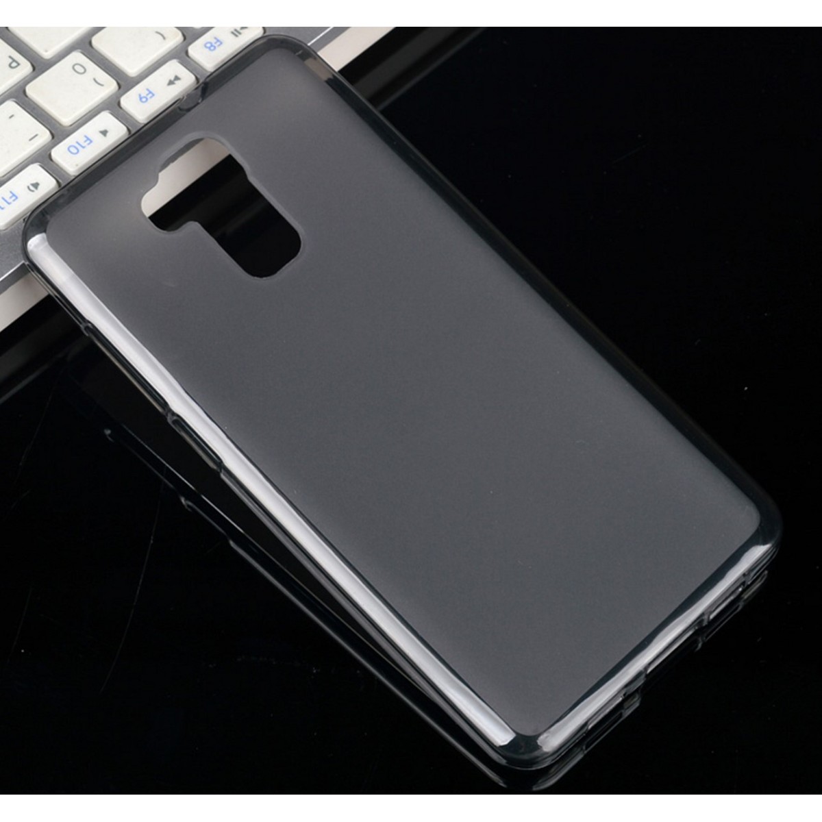 Funda Gel Tpu para Doogee Y6 / Y6C Color Negra