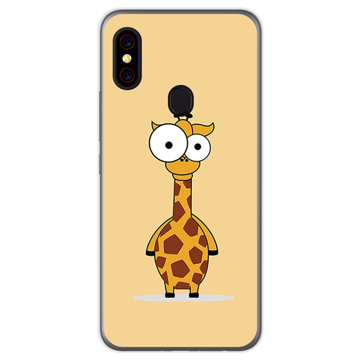 Funda Gel Tpu para UmiDigi F1 diseño Jirafa Dibujos
