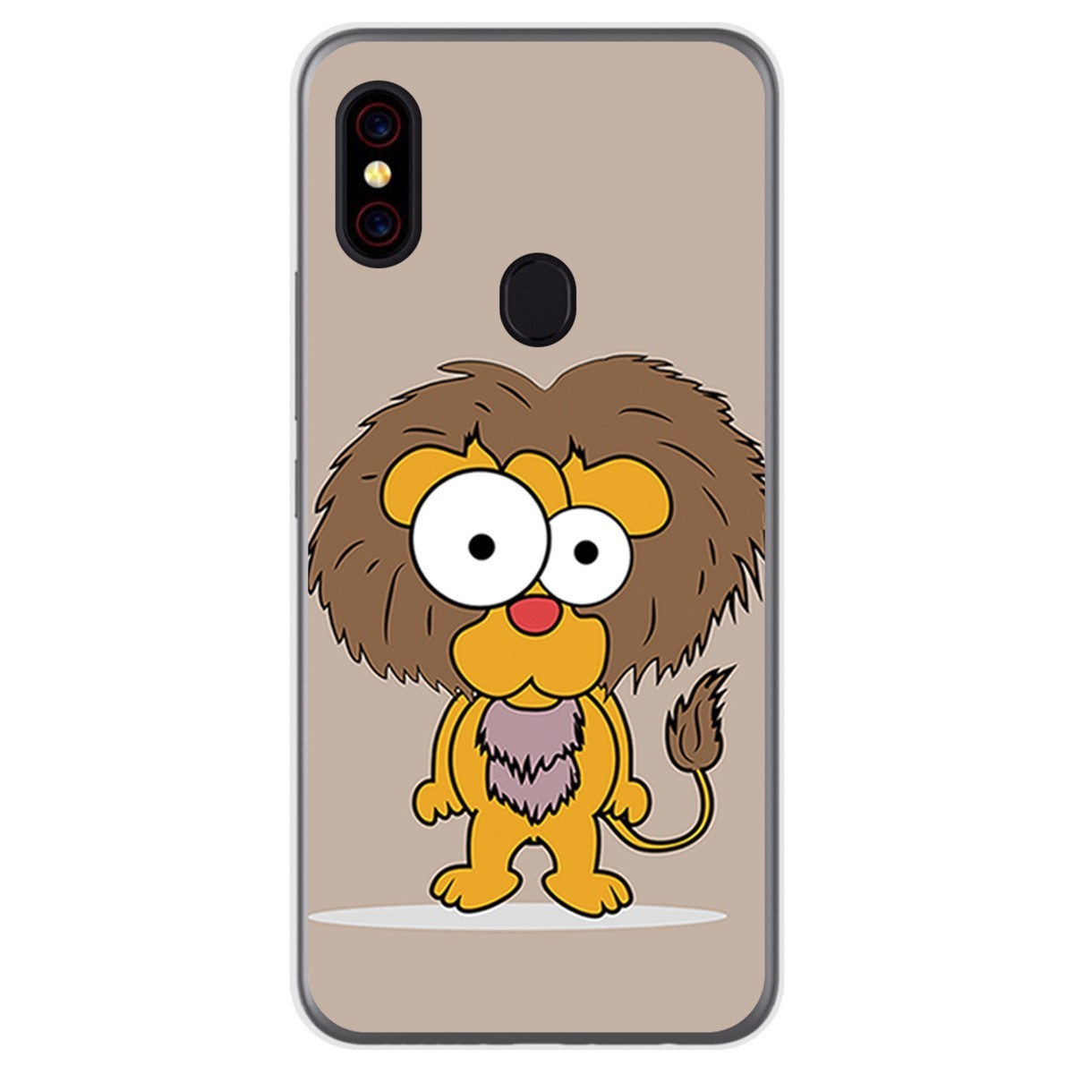 Funda Gel Tpu para UmiDigi F1 diseño Leon Dibujos