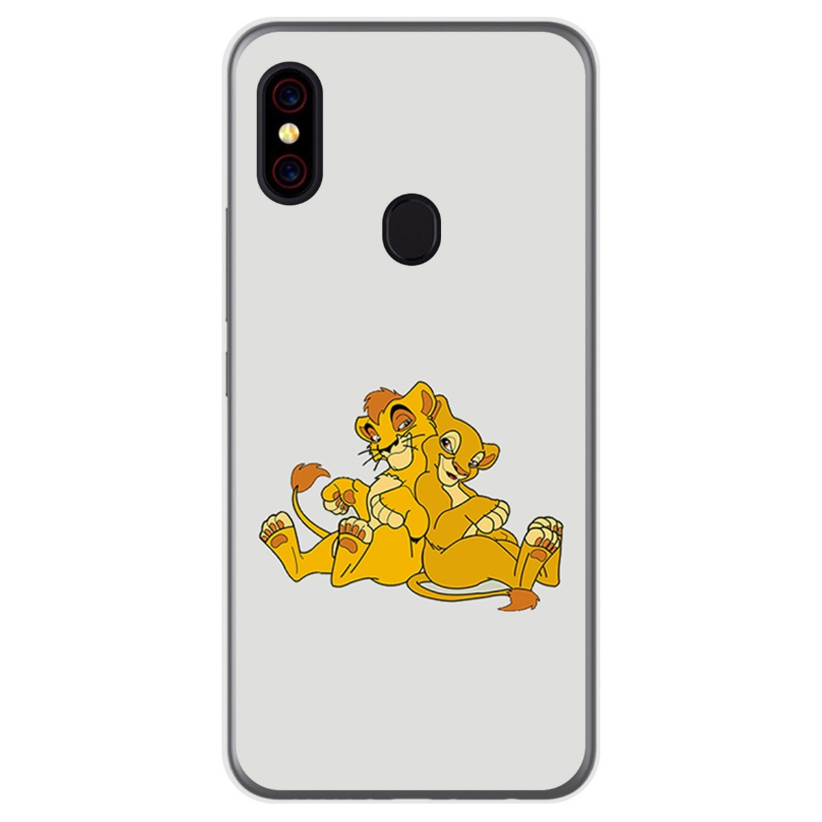 Funda Gel Tpu para UmiDigi F1 diseño Leones Dibujos