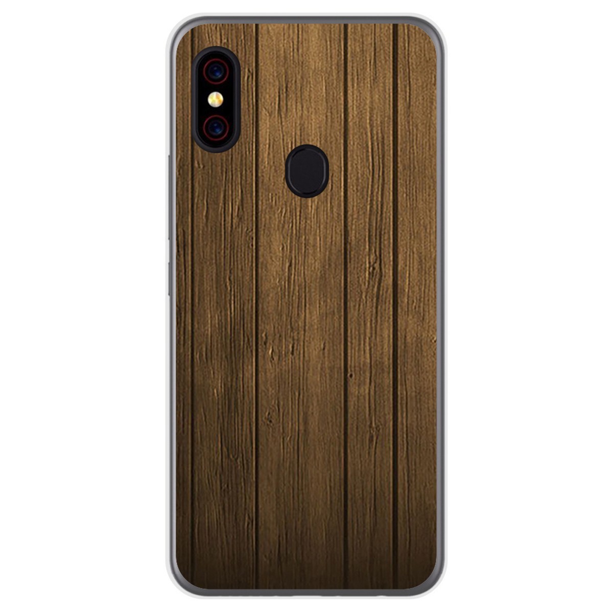 Funda Gel Tpu para UmiDigi F1 diseño Madera Dibujos