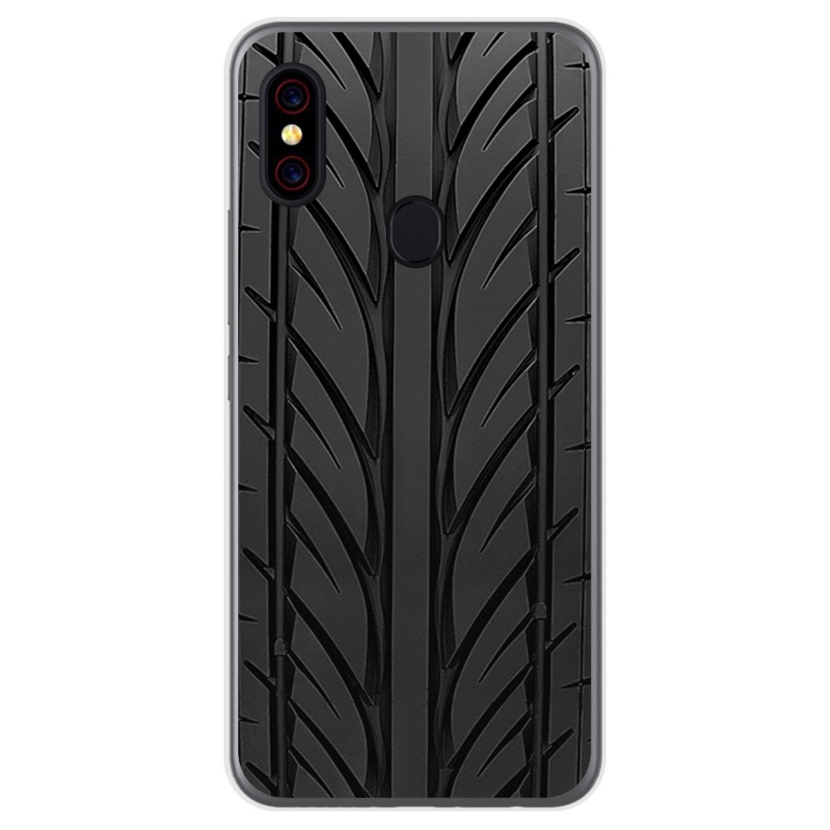 Funda Gel Tpu para UmiDigi F1 diseño Neumatico Dibujos