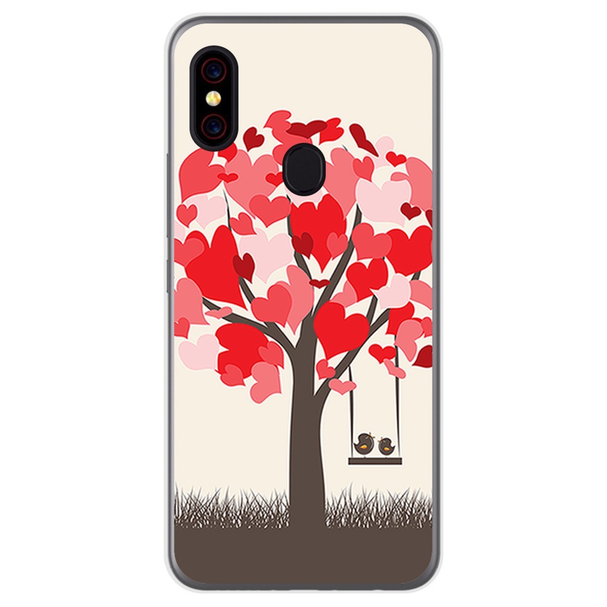 Funda Gel Tpu para UmiDigi F1 diseño Pajaritos Dibujos
