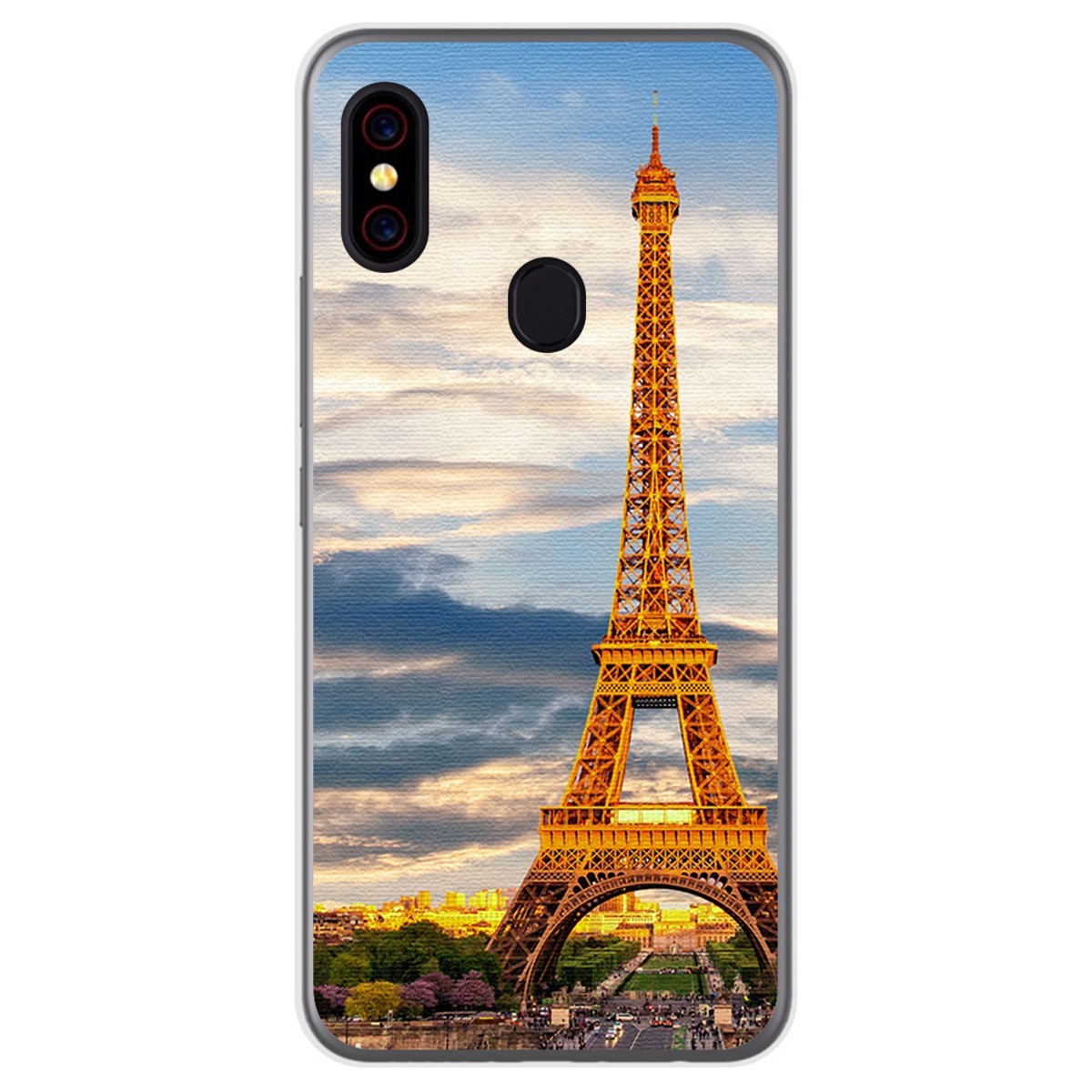 Funda Gel Tpu para UmiDigi F1 diseño Paris Dibujos