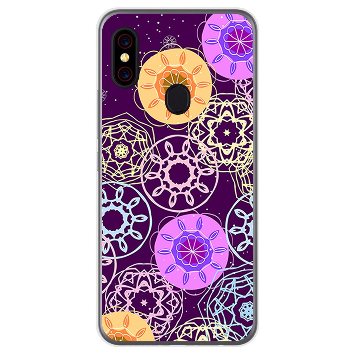 Funda Gel Tpu para UmiDigi F1 diseño Radial Dibujos