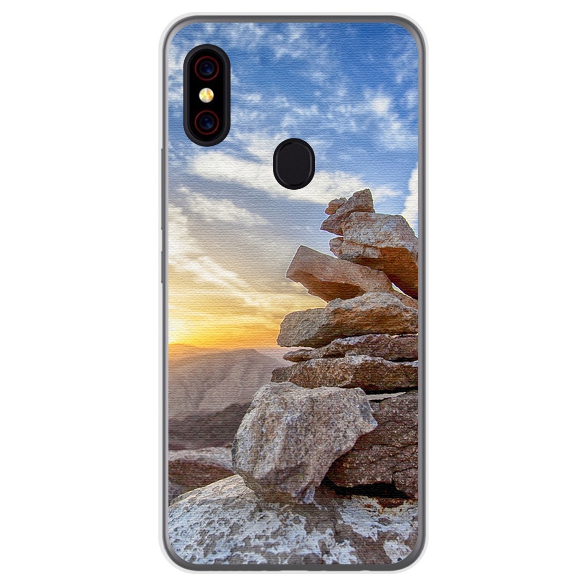 Funda Gel Tpu para UmiDigi F1 diseño Sunset Dibujos