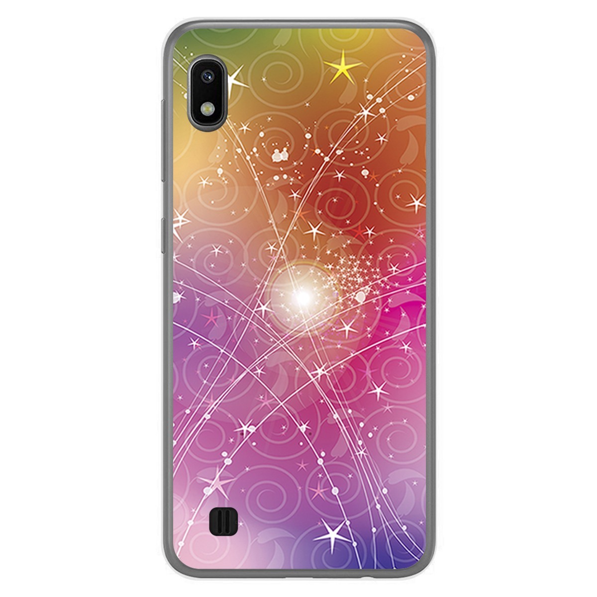 Funda Gel Tpu para Samsung Galaxy A10 diseño Abstracto Dibujos