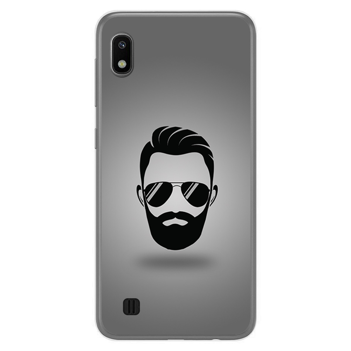Funda Gel Tpu para Samsung Galaxy A10 diseño Barba Dibujos