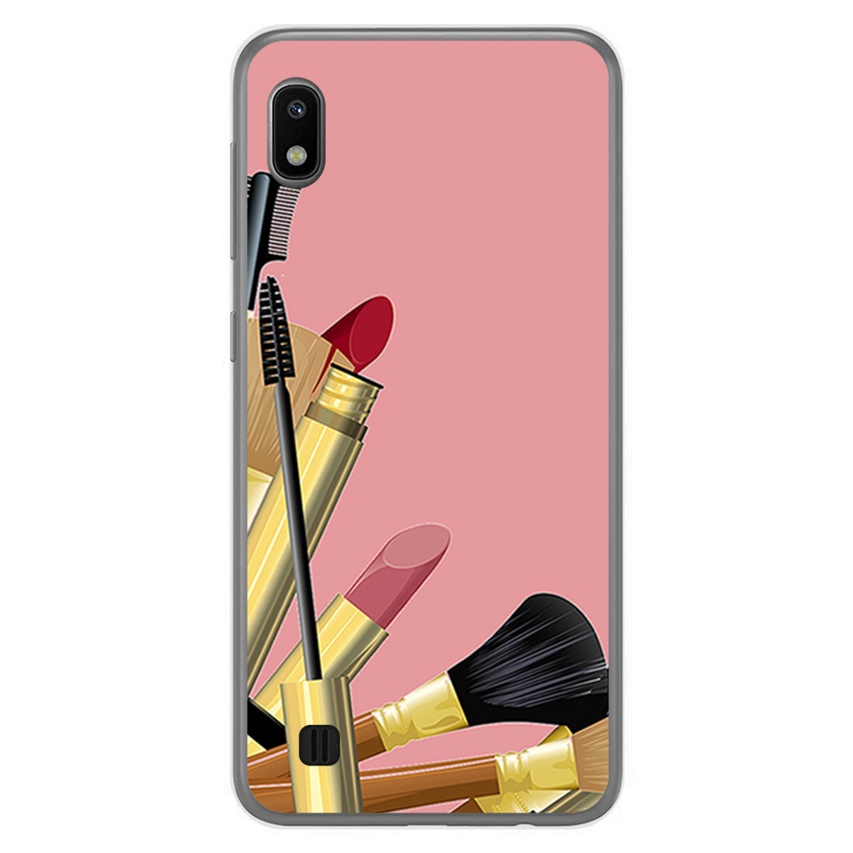 Funda Gel Tpu para Samsung Galaxy A10 diseño Brochas Dibujos