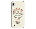 Funda Gel Tpu para Samsung Galaxy A10 diseño Creativity Dibujos