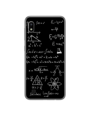 Funda Gel Tpu para Samsung Galaxy A10 diseño Formulas Dibujos