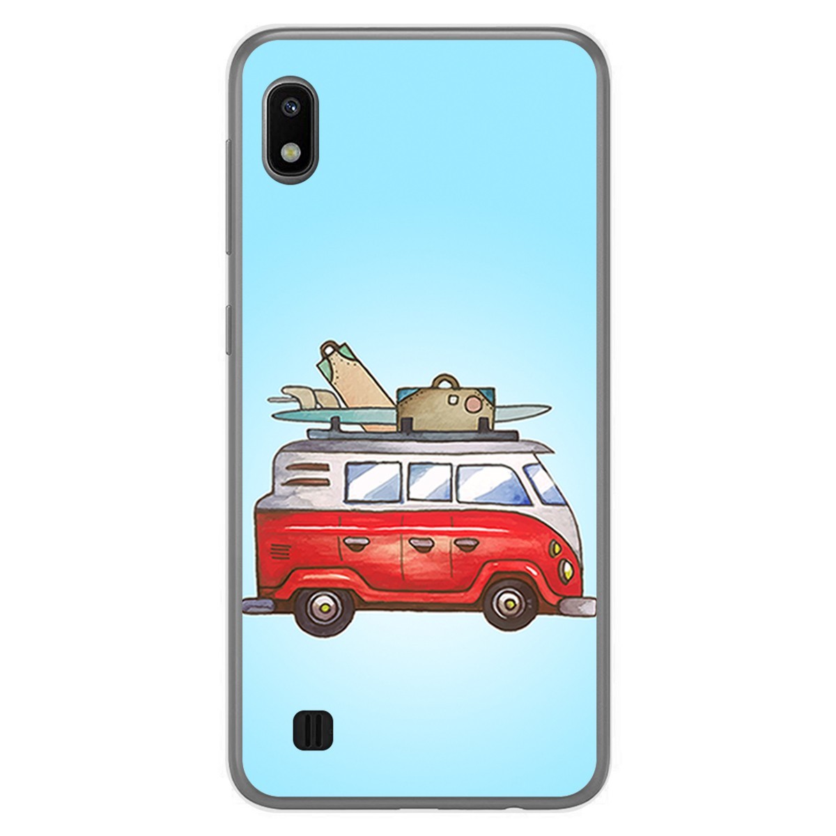 Funda Gel Tpu para Samsung Galaxy A10 diseño Furgoneta Dibujos