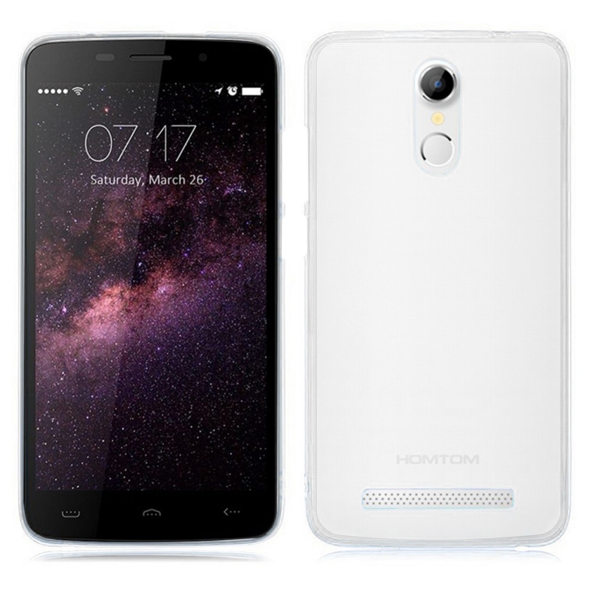 Funda Gel Tpu para Homtom HT17 / HT17 Pro Color Transparente