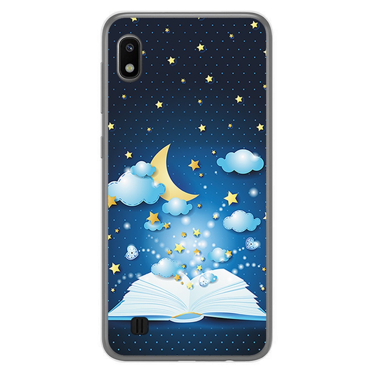 Funda Gel Tpu para Samsung Galaxy A10 diseño Libro Cuentos Dibujos