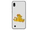 Funda Gel Tpu para Samsung Galaxy A10 diseño Leones Dibujos