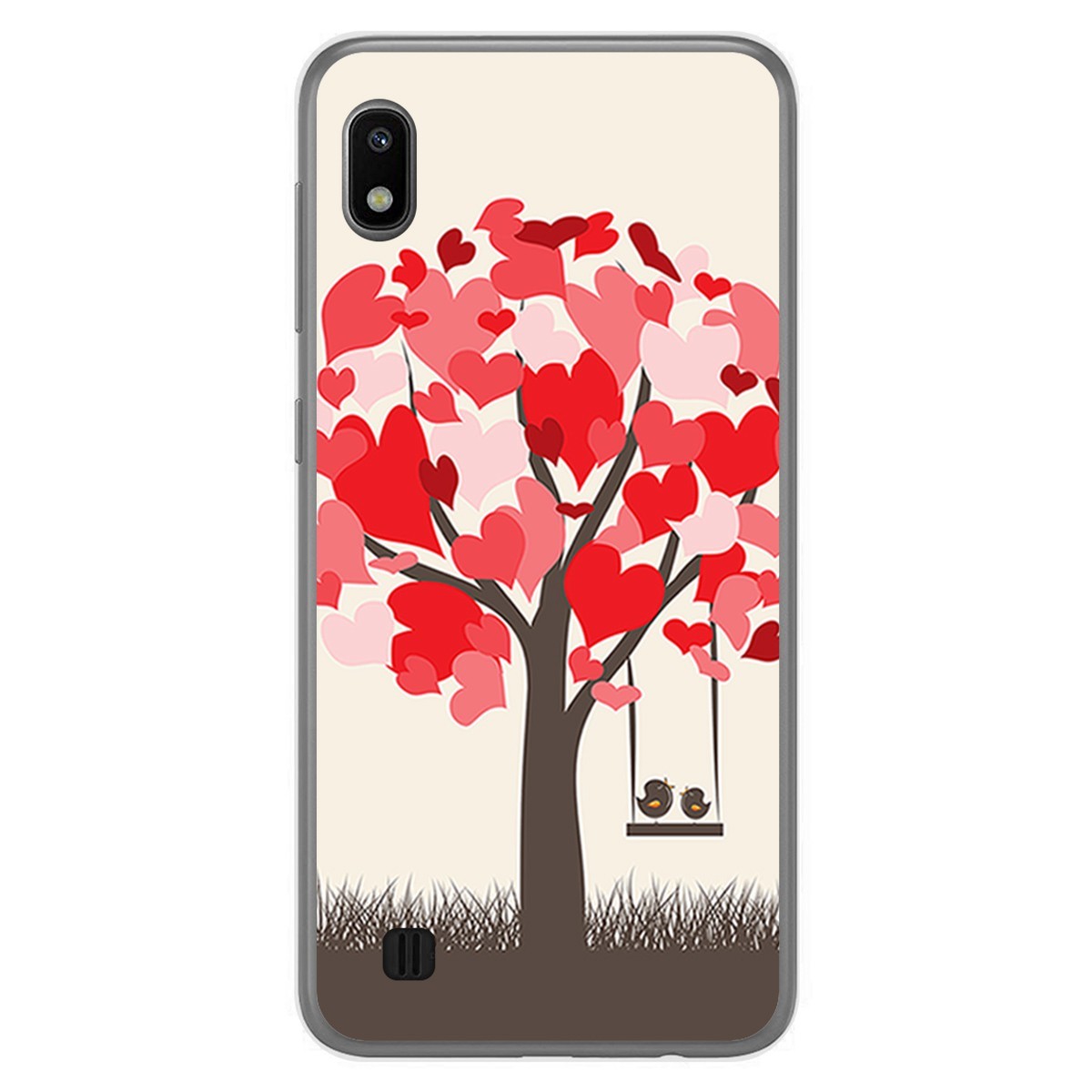 Funda Gel Tpu para Samsung Galaxy A10 diseño Pajaritos Dibujos