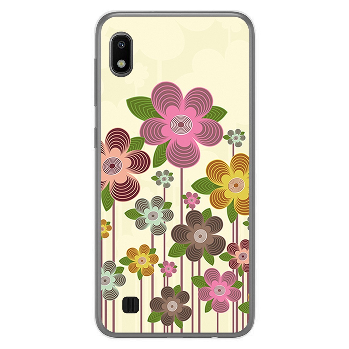 Funda Gel Tpu para Samsung Galaxy A10 diseño Primavera En Flor Dibujos