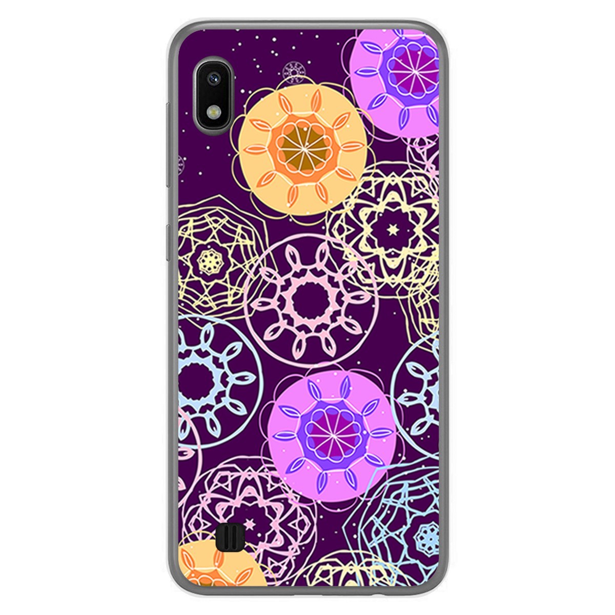 Funda Gel Tpu para Samsung Galaxy A10 diseño Radial Dibujos