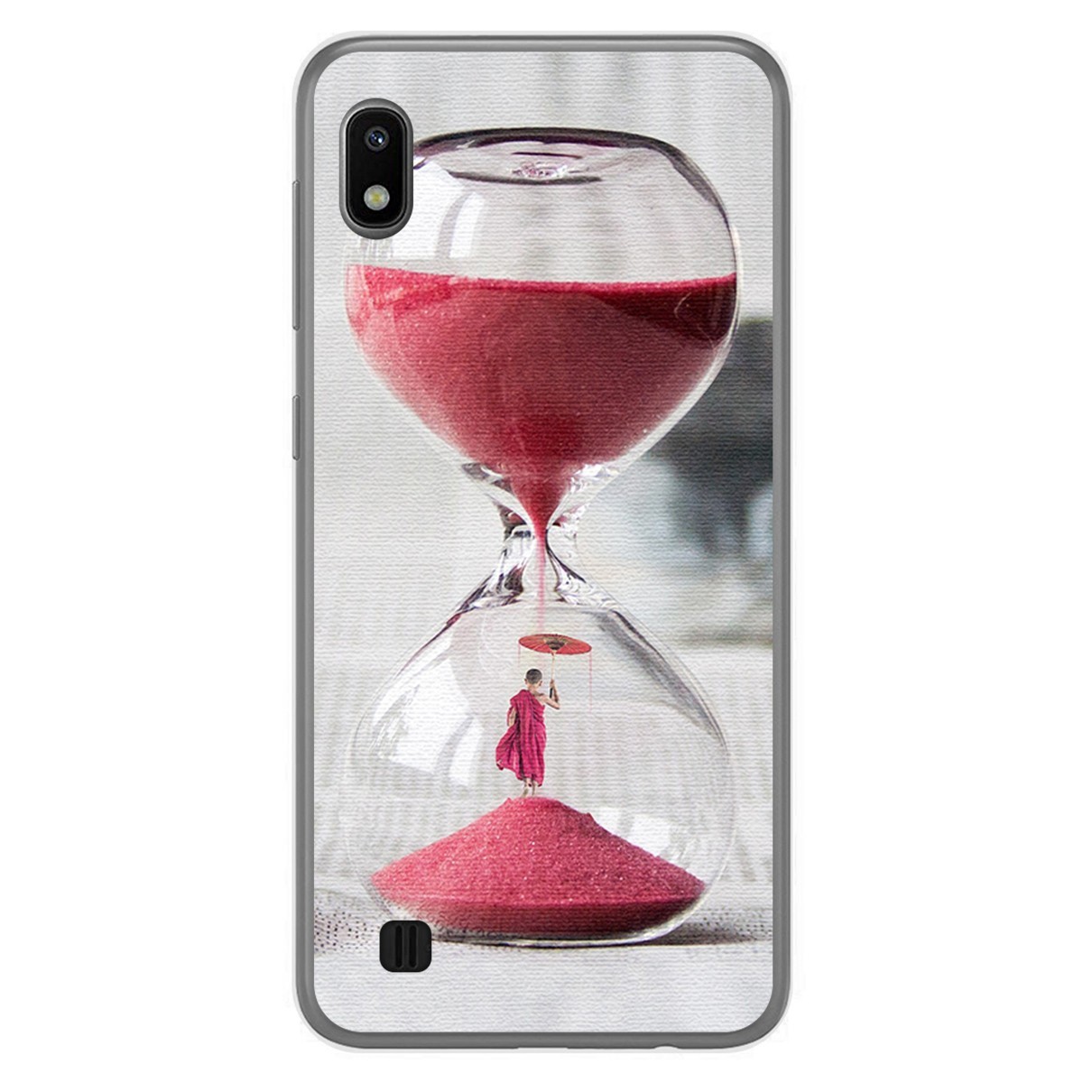 Funda Gel Tpu para Samsung Galaxy A10 diseño Reloj Dibujos