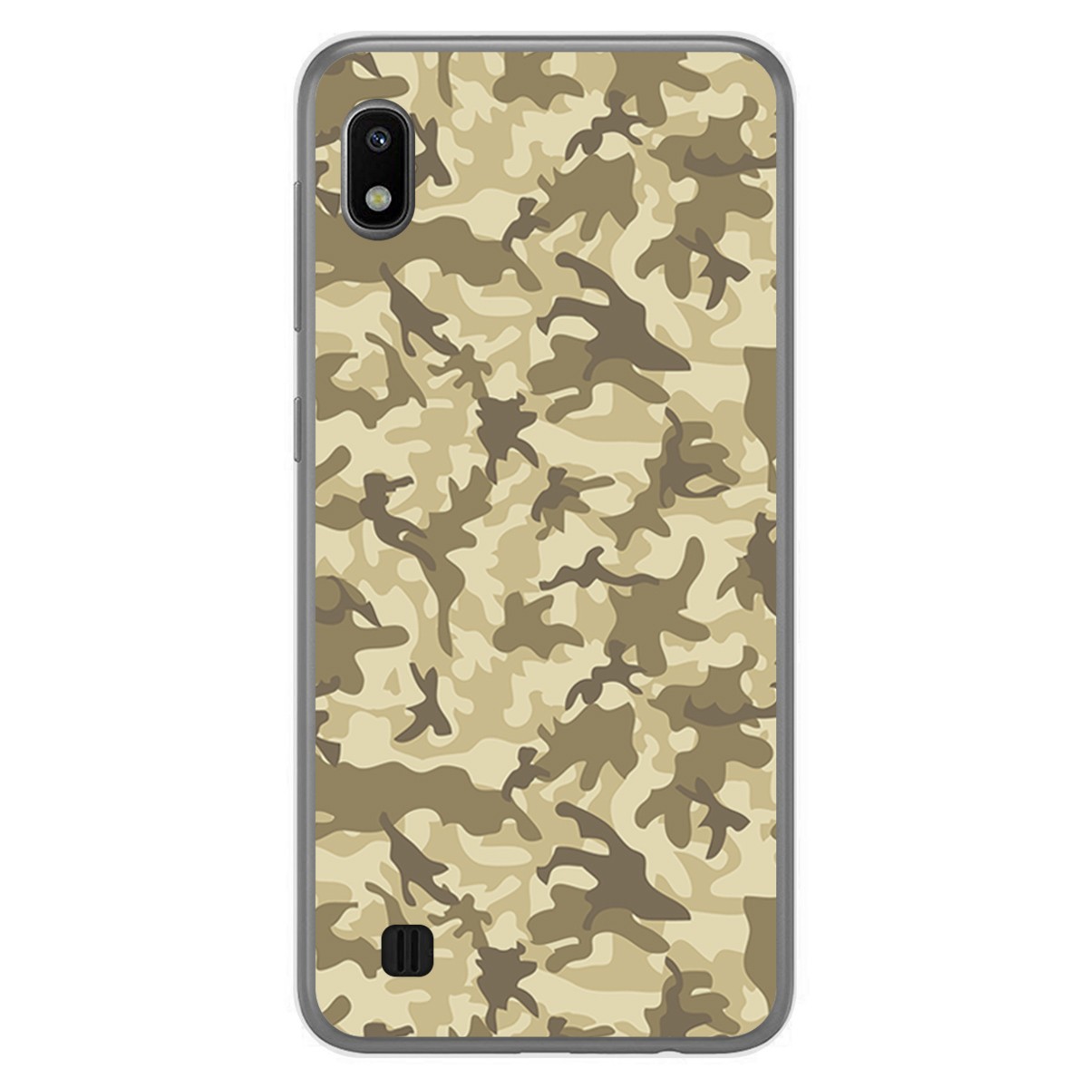 Funda Gel Tpu para Samsung Galaxy A10 diseño Sand Camuflaje Dibujos