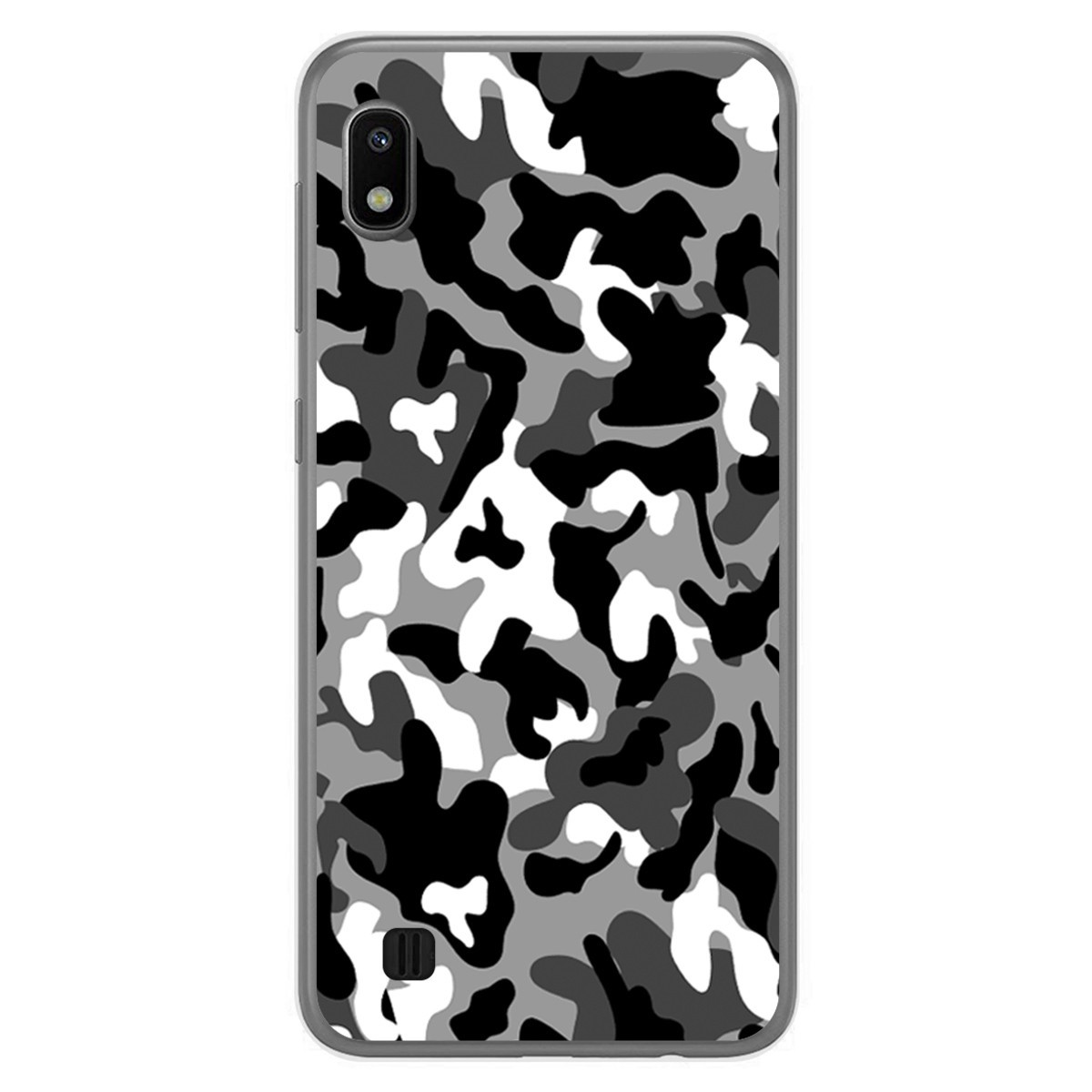 Funda Gel Tpu para Samsung Galaxy A10 diseño Snow Camuflaje Dibujos