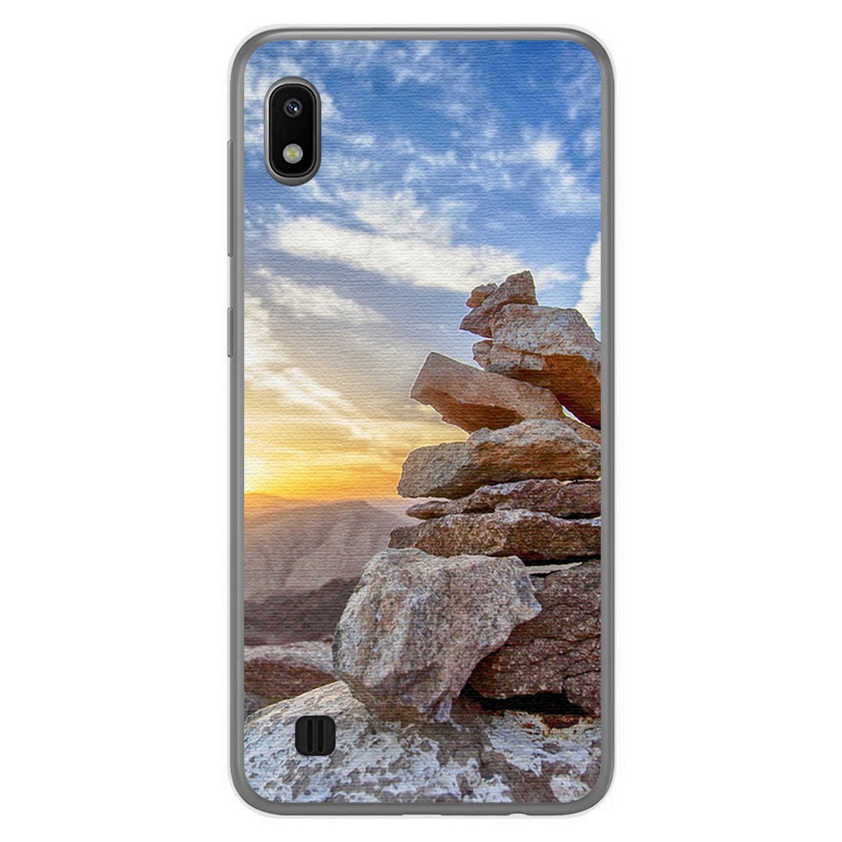 Funda Gel Tpu para Samsung Galaxy A10 diseño Sunset Dibujos