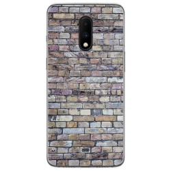 Funda Gel Tpu para Oneplus 7 diseño Ladrillo 02 Dibujos