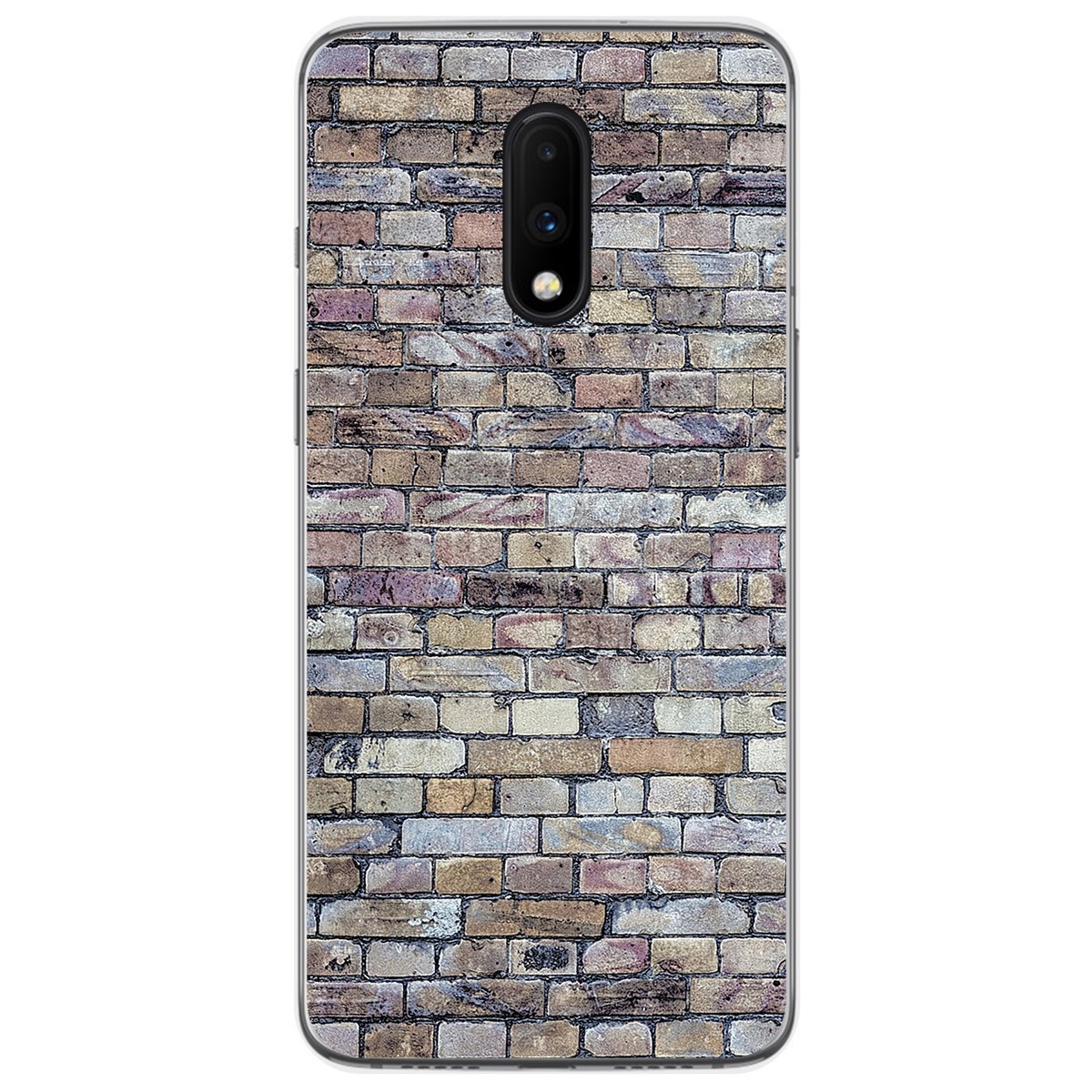 Funda Gel Tpu para Oneplus 7 diseño Ladrillo 02 Dibujos