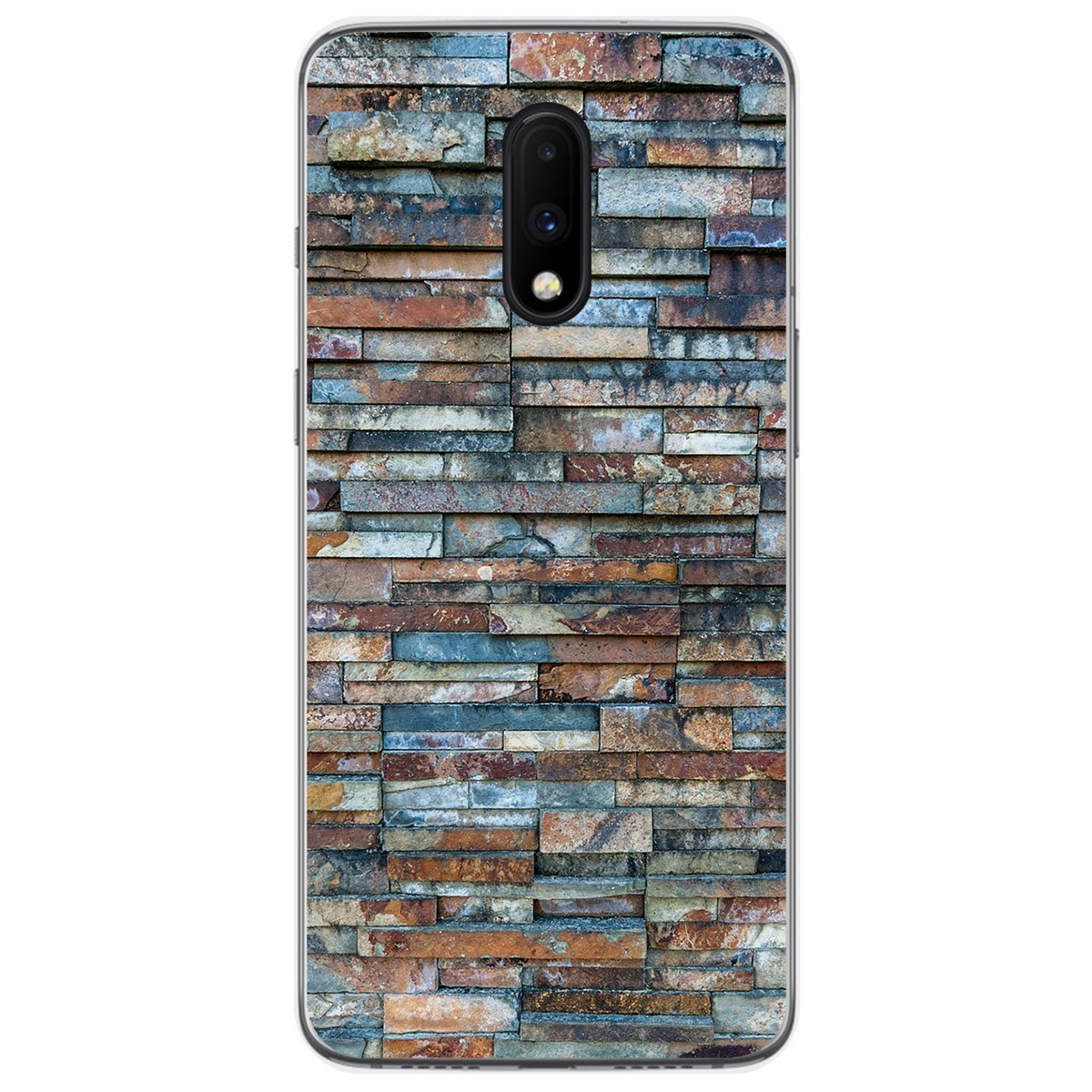 Funda Gel Tpu para Oneplus 7 diseño Ladrillo 05 Dibujos