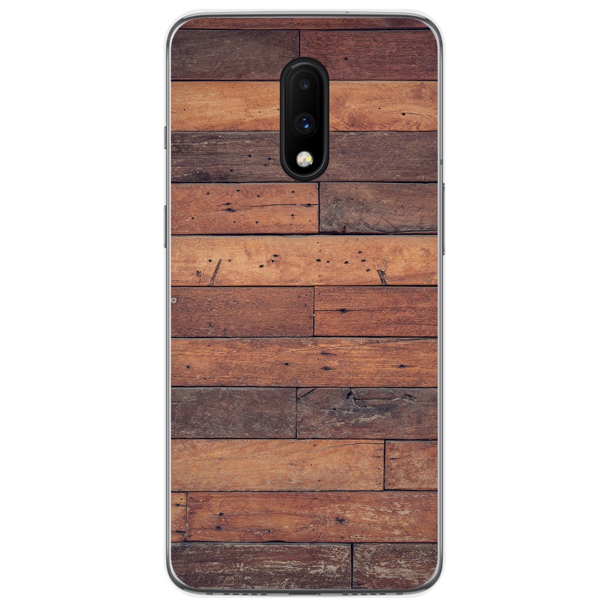 Funda Gel Tpu para Oneplus 7 diseño Madera 03 Dibujos