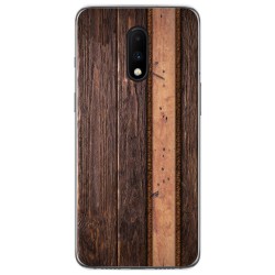 Funda Gel Tpu para Oneplus 7 diseño Madera 05 Dibujos