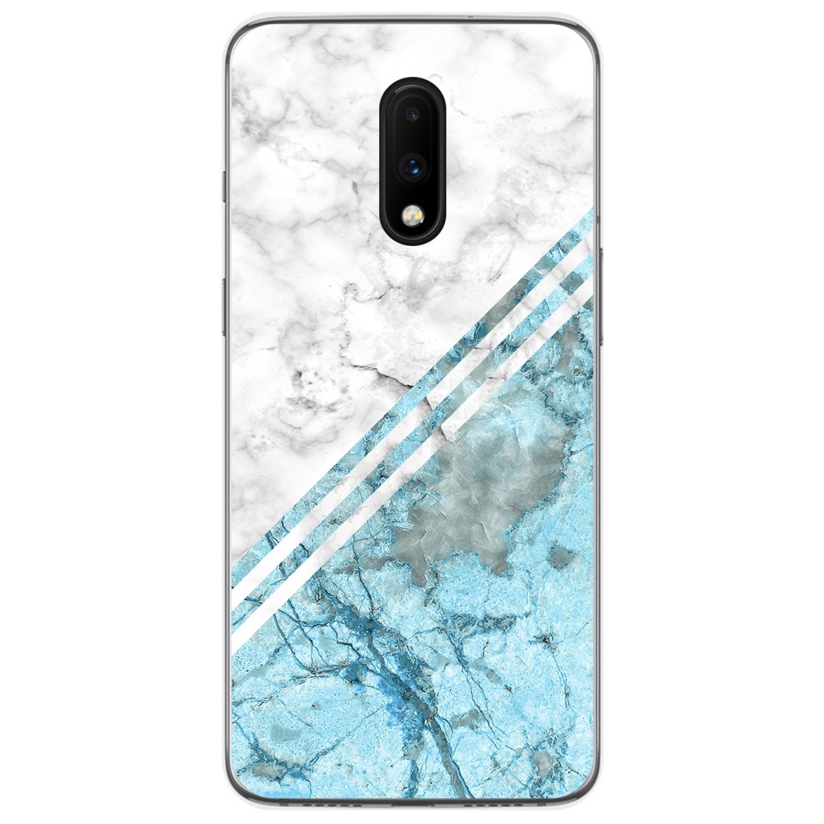 Funda Gel Tpu para Oneplus 7 diseño Mármol 02 Dibujos