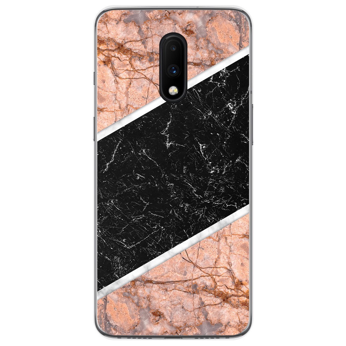 Funda Gel Tpu para Oneplus 7 diseño Mármol 07 Dibujos