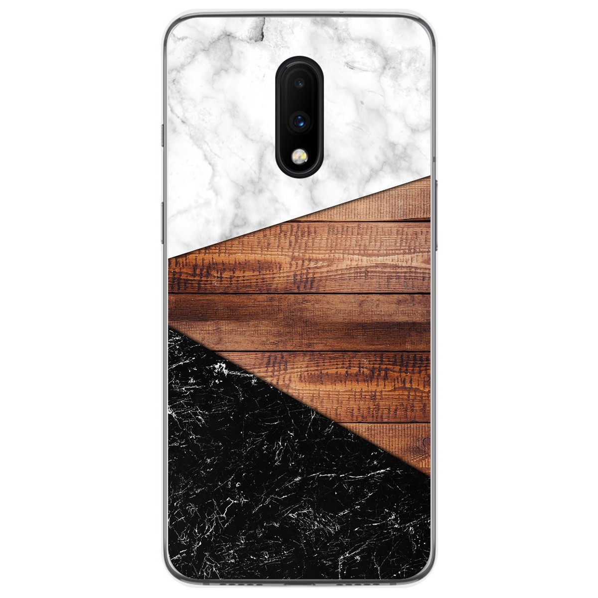 Funda Gel Tpu para Oneplus 7 diseño Mármol 11 Dibujos