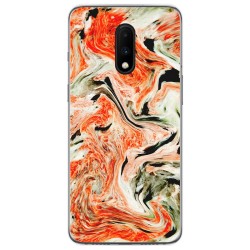 Funda Gel Tpu para Oneplus 7 diseño Mármol 12 Dibujos
