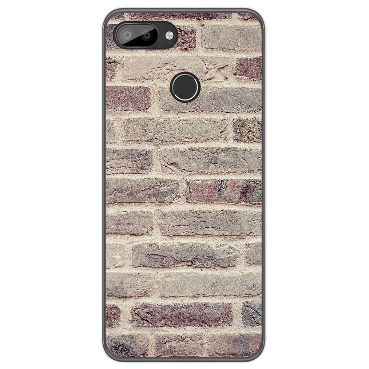 Funda Gel Tpu para Oukitel C11 / C11 Pro diseño Ladrillo 01 Dibujos