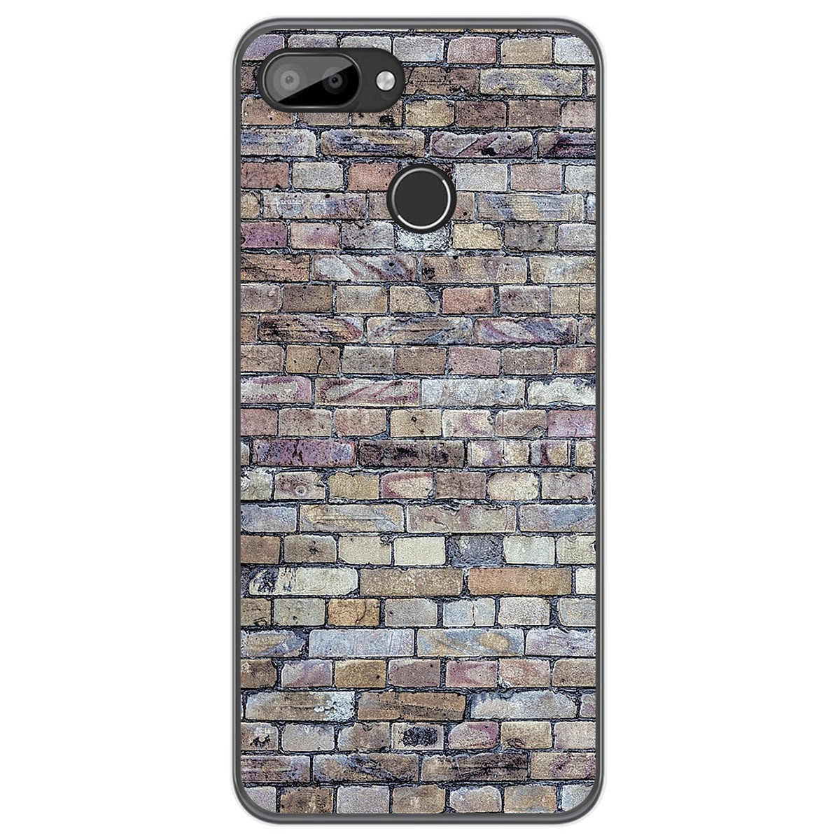 Funda Gel Tpu para Oukitel C11 / C11 Pro diseño Ladrillo 02 Dibujos
