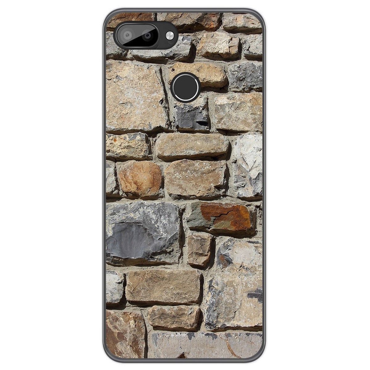 Funda Gel Tpu para Oukitel C11 / C11 Pro diseño Ladrillo 03 Dibujos