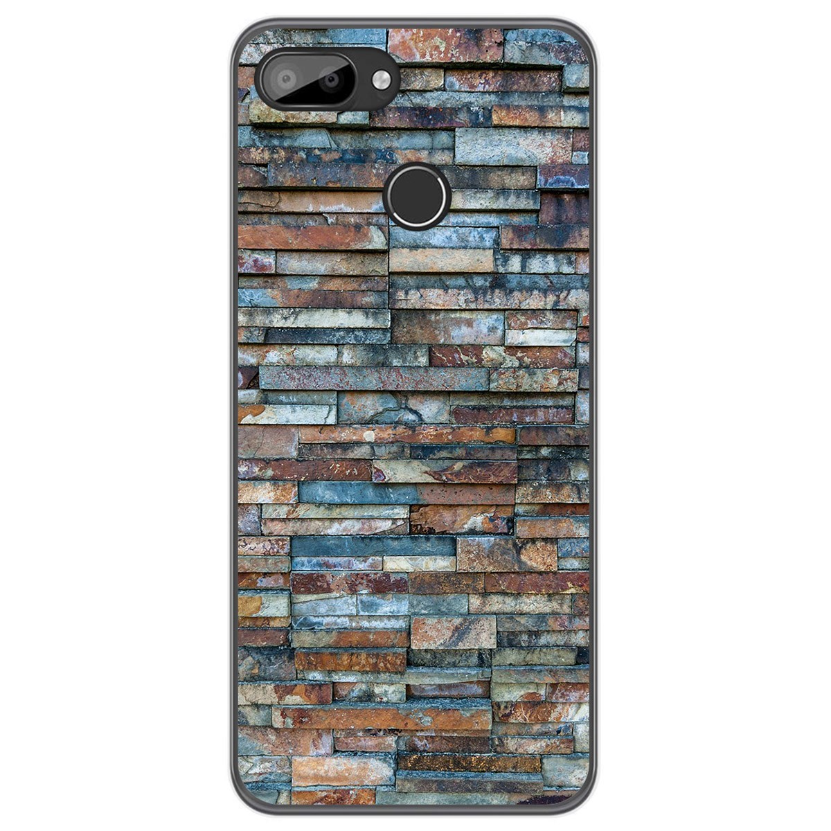 Funda Gel Tpu para Oukitel C11 / C11 Pro diseño Ladrillo 05 Dibujos