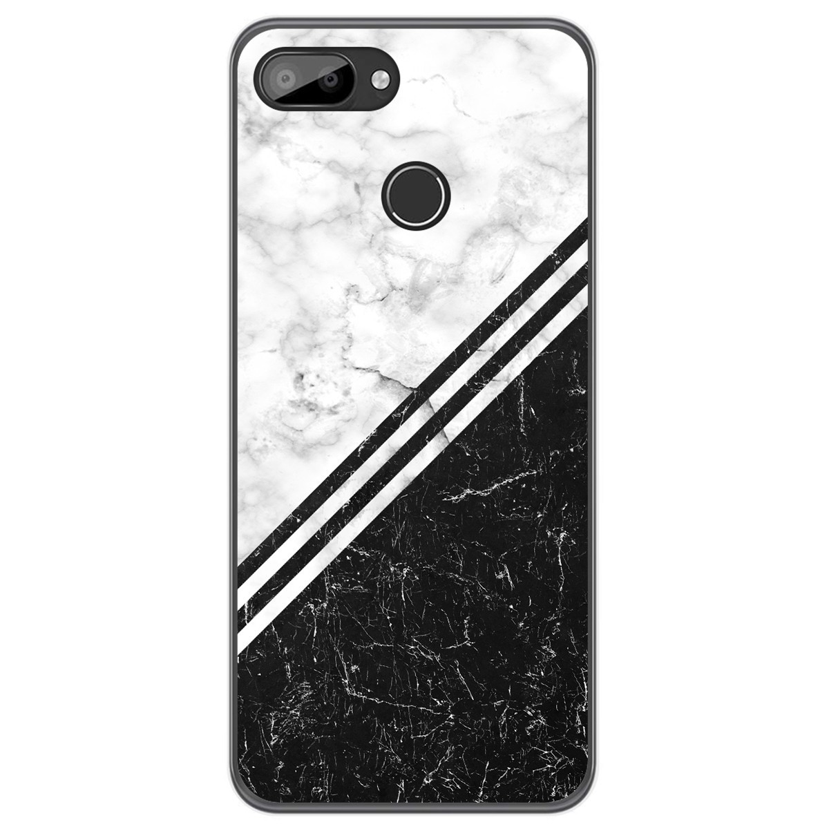 Funda Gel Tpu para Oukitel C11 / C11 Pro diseño Mármol 01 Dibujos