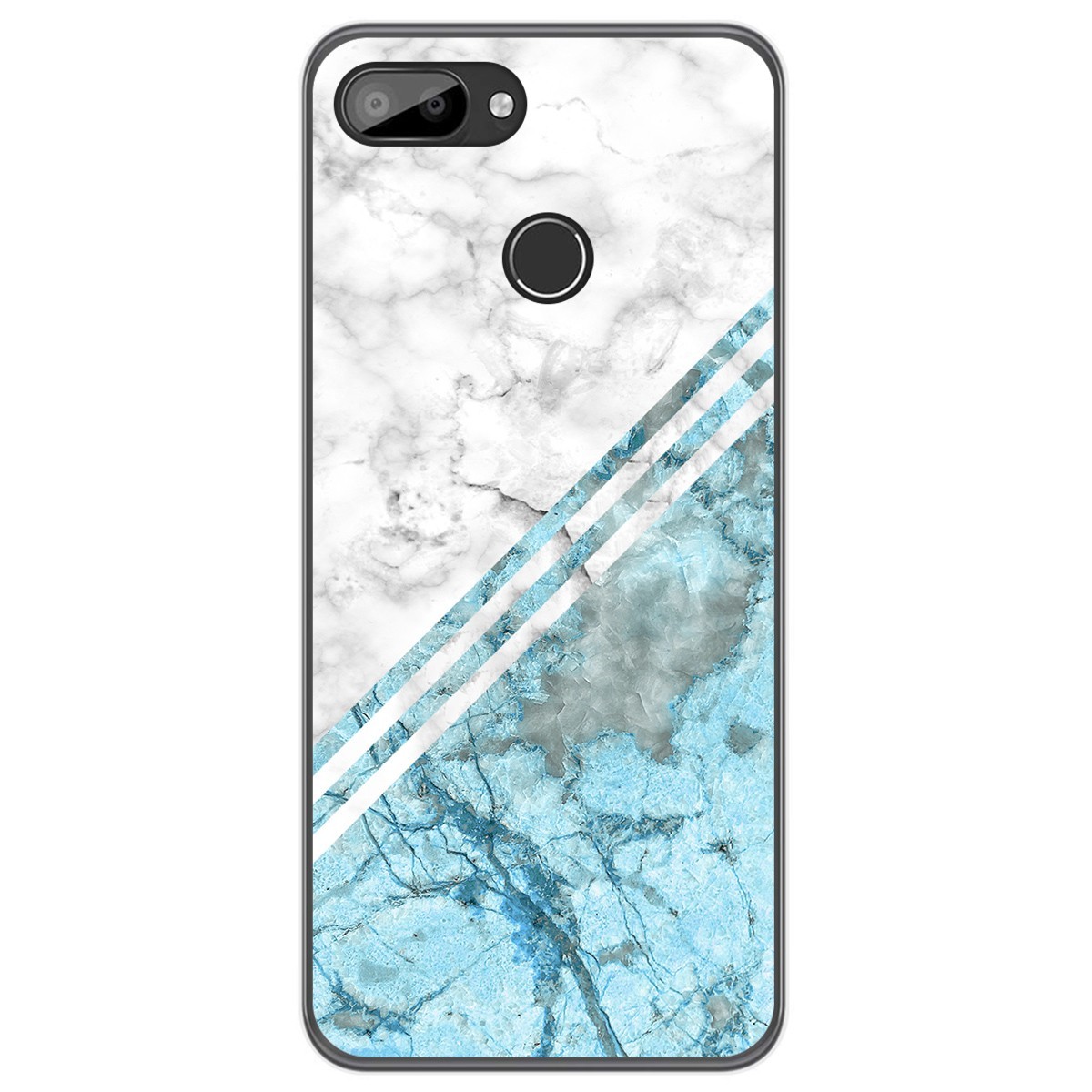 Funda Gel Tpu para Oukitel C11 / C11 Pro diseño Mármol 02 Dibujos