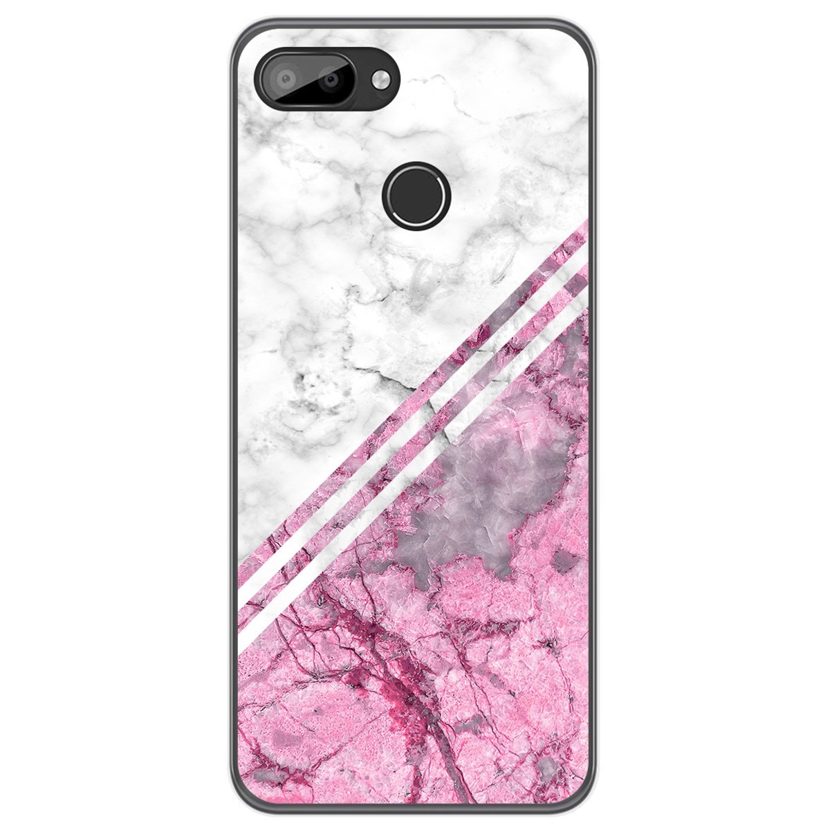 Funda Gel Tpu para Oukitel C11 / C11 Pro diseño Mármol 03 Dibujos