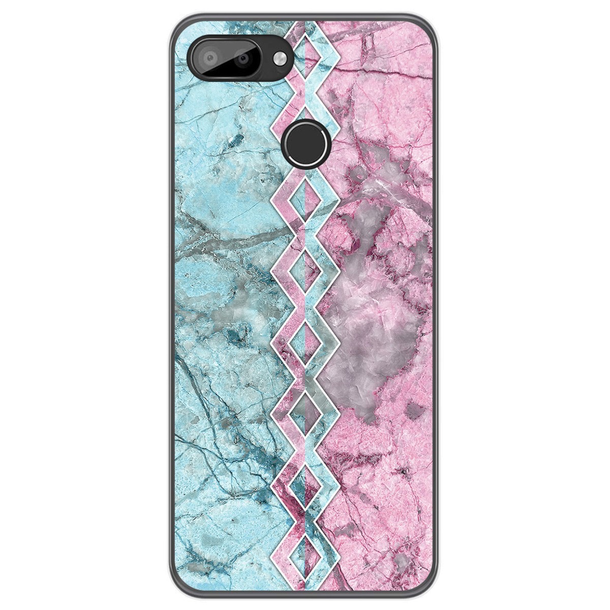Funda Gel Tpu para Oukitel C11 / C11 Pro diseño Mármol 08 Dibujos