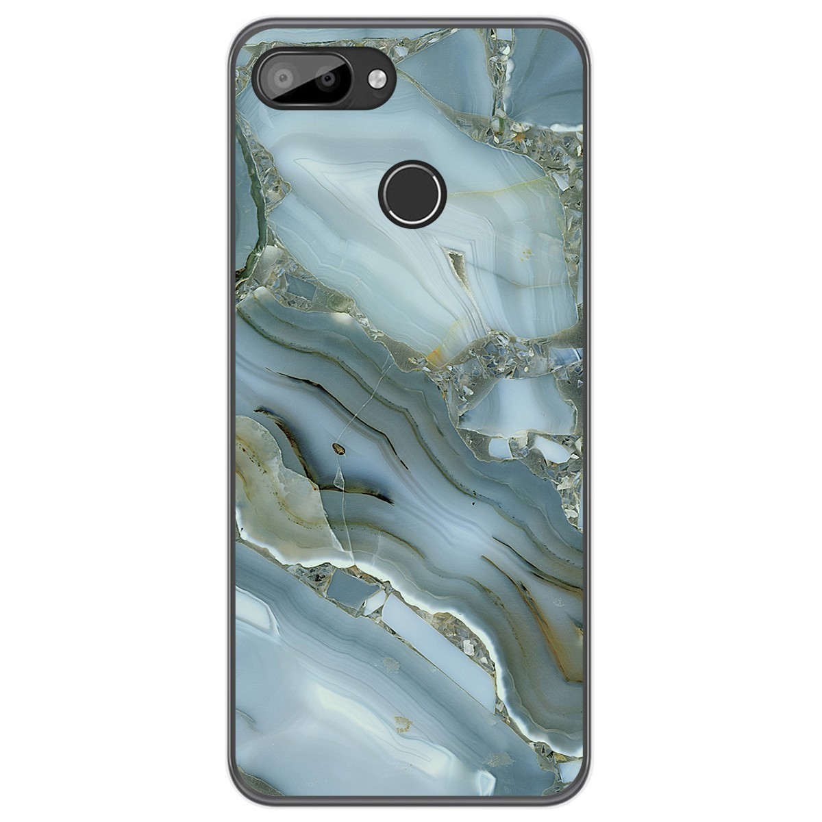 Funda Gel Tpu para Oukitel C11 / C11 Pro diseño Mármol 09 Dibujos